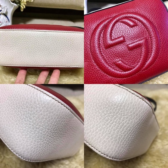 Auth Gucci Soho Tri Color Crossbody - Picture 5 of 8